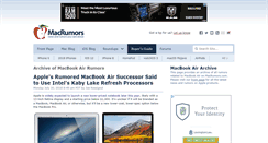 Desktop Screenshot of macbookair.macrumors.com