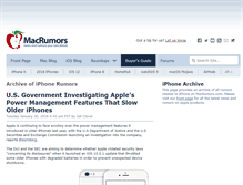 Tablet Screenshot of iphone.macrumors.com