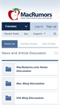 Mobile Screenshot of forums.macrumors.com