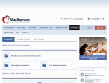 Tablet Screenshot of forums.macrumors.com