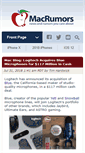 Mobile Screenshot of macrumors.com